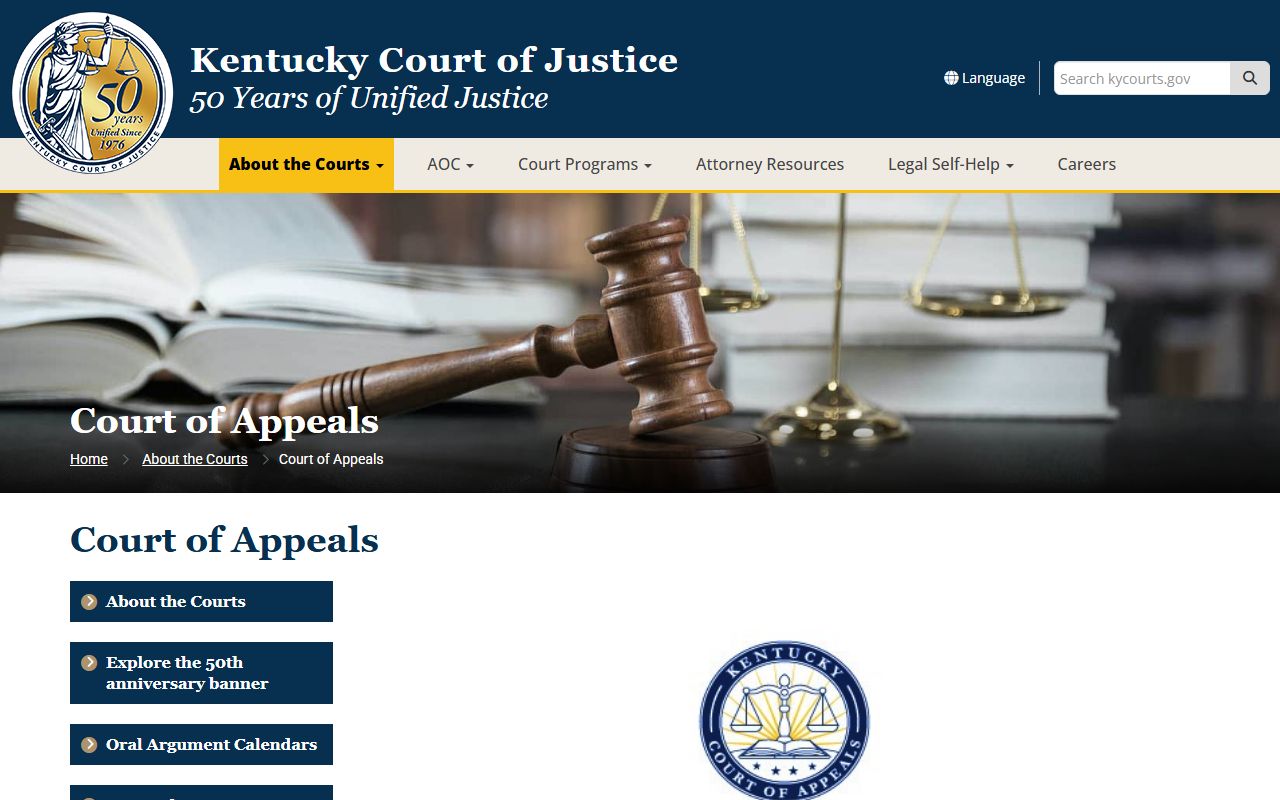 Menifee County court records Kentucky Court of Appeals page